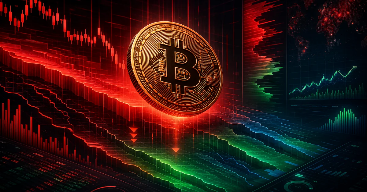 Bitcoin below 60000 market pressure analysis