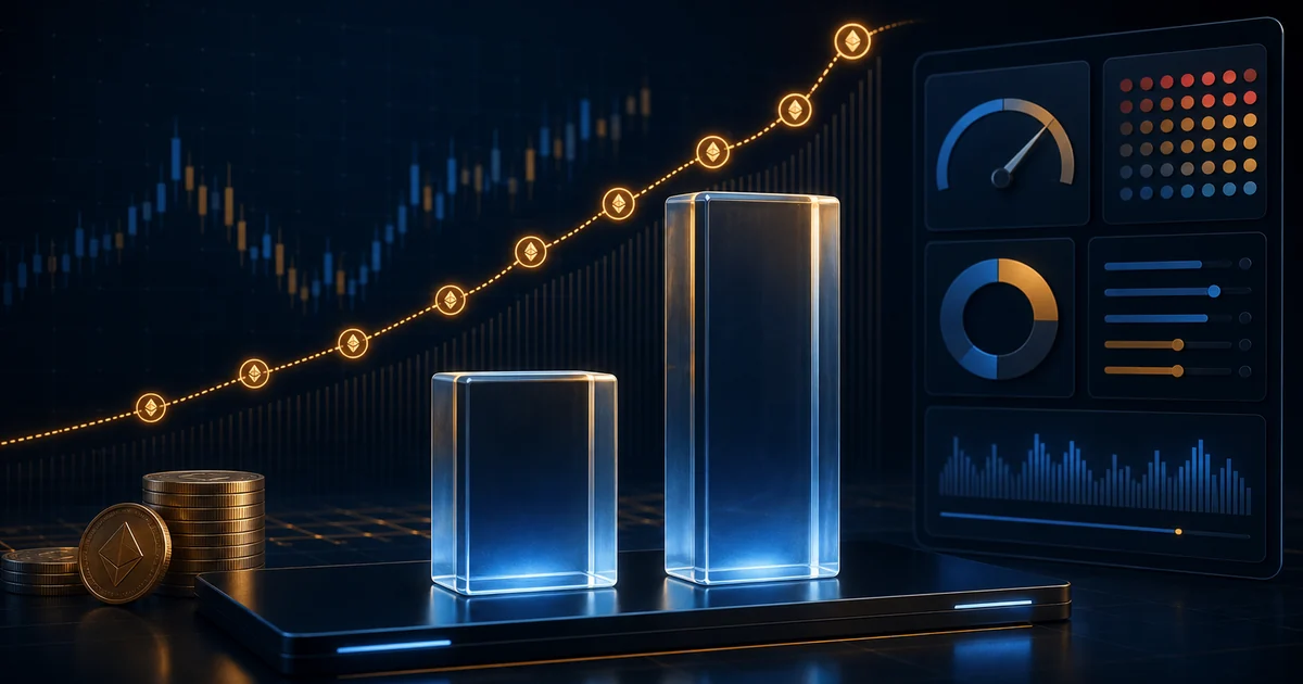 A diagram comparing a small market cap bar to a tall FDV bar, with the gap labeled as locked supply that will unlock and become future selling pressure